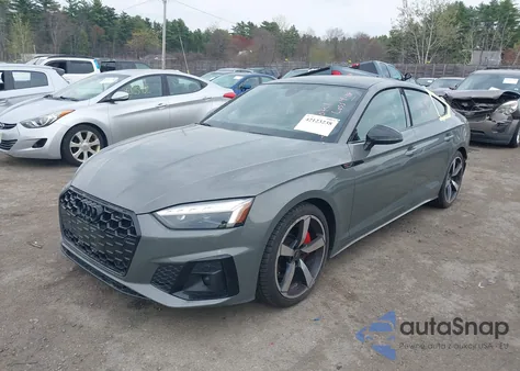 2024 Audi A5 Sportback Prestige 45 Tfsi S Line Quattro S Tronic из США, поврежденный, VIN WAUEACF56RA017106